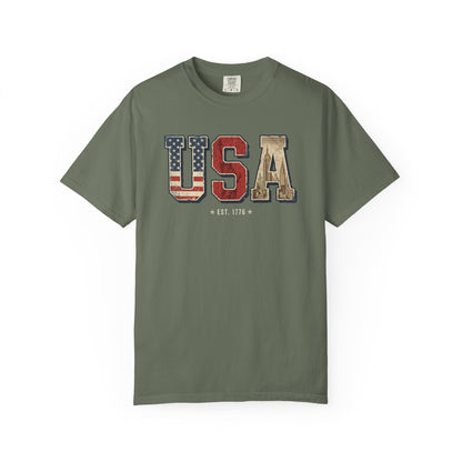 USA Retro Comfort Colors Tee