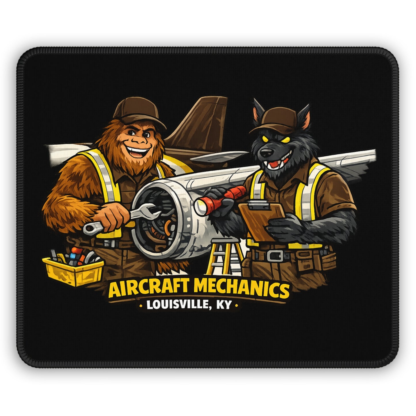 Aircraft Mechanics Mouse Pad
