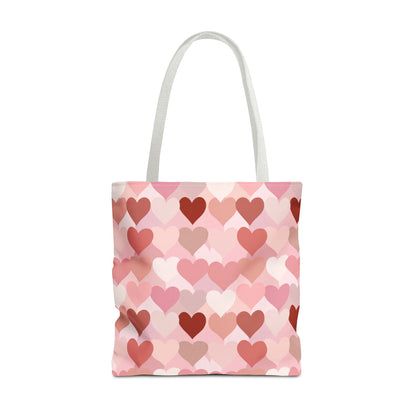 Pink Heart Everyday Tote Bag