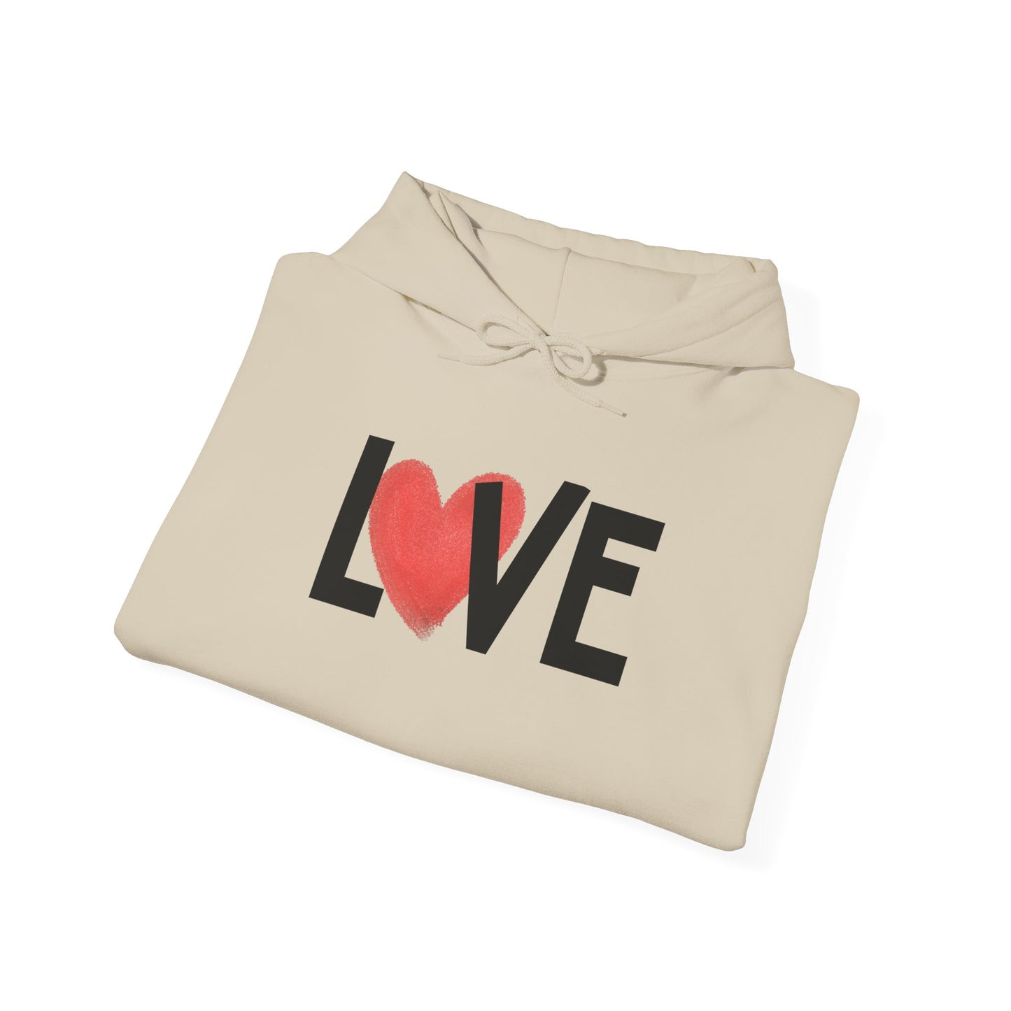 The LOVE Heart Hoodie Cozy Everyday Pullover