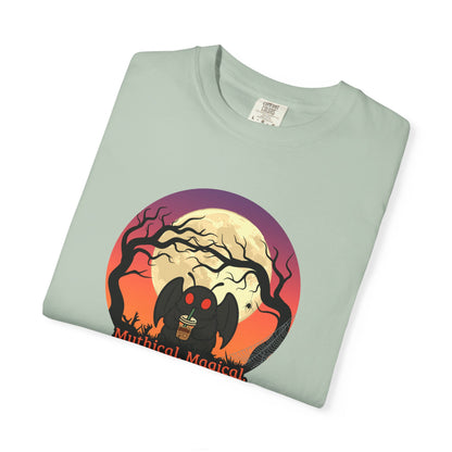 Mothman Vintage Graphic T-shirt Comfort Colors Cryptid Funny Tee for Halloween Paranormal Lover