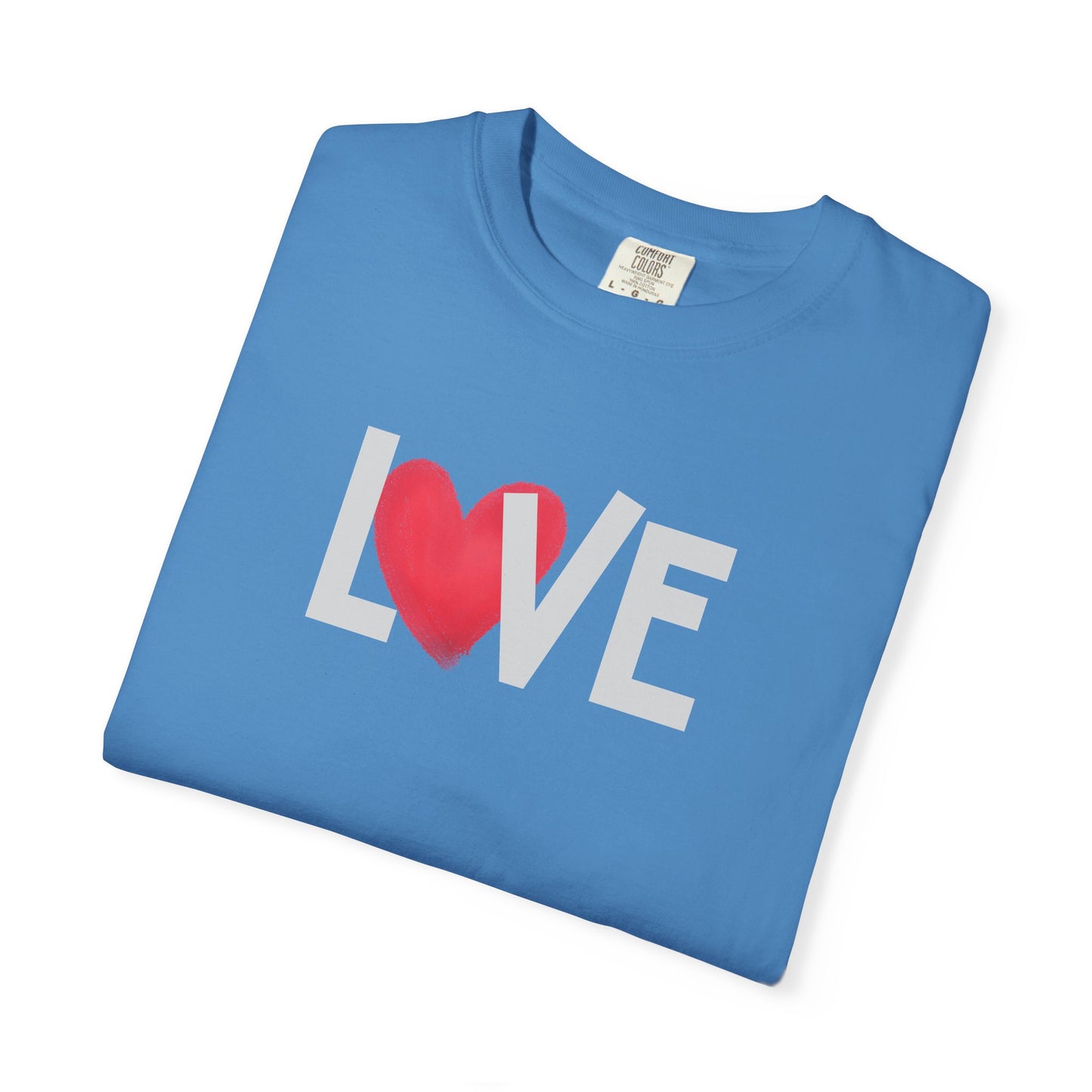 LOVE Heart Comfort Colors T-Shirt