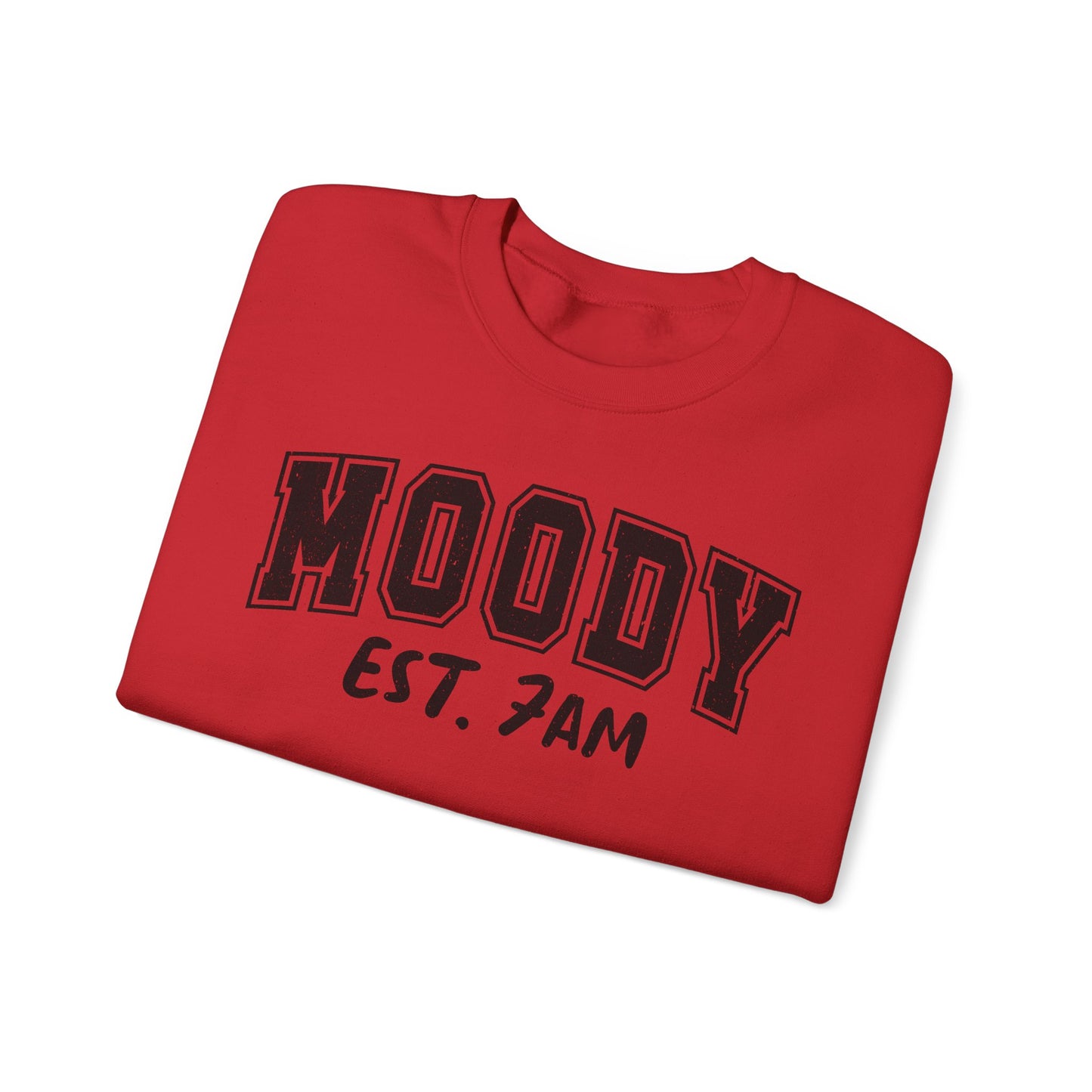 Moody Est. 7AM Crewneck Sweatshirt