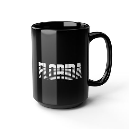Florida 15oz Black Mug