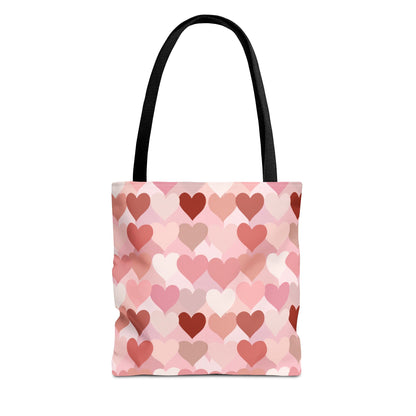 Pink Heart Everyday Tote Bag