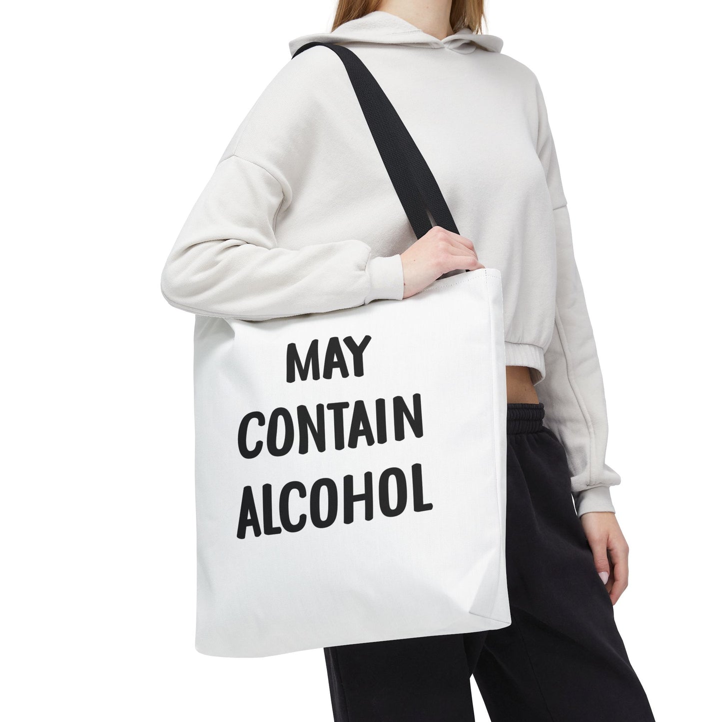 May Contain Alcohol Reusable Grocery & Beach Tote
