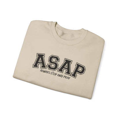 ASAP "Always Stop And Pray" Crewneck Sweatshirt