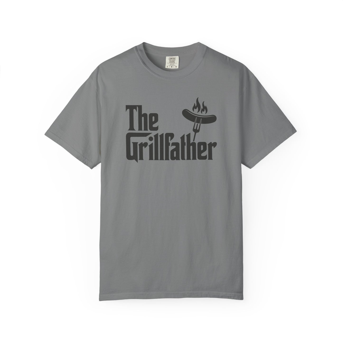 The Grillfather T-Shirt – Funny BBQ Dad Grillmaster Tee