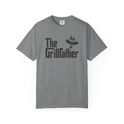 The Grillfather T-Shirt – Funny BBQ Dad Grillmaster Tee