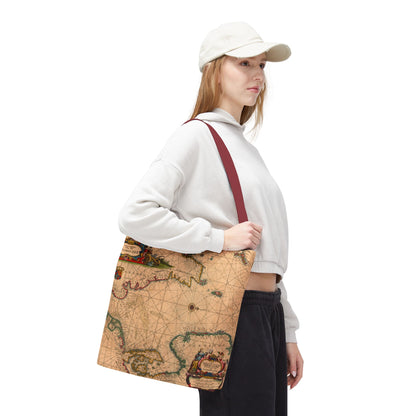 Vintage Nautical Sea Chart Pascaerte Van De Noordzee Tote Bag