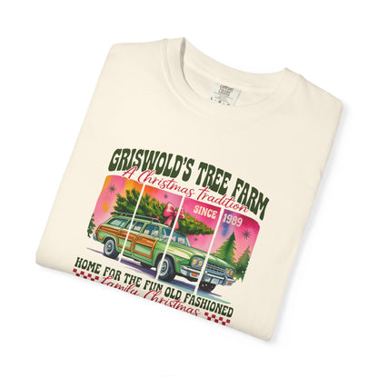 Griswold's Tree Farm T-Shirt — Vintage Family Christmas Truck Tee