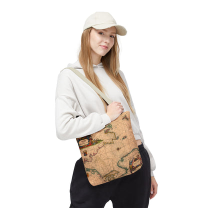 Vintage Nautical Sea Chart Pascaerte Van De Noordzee Tote Bag