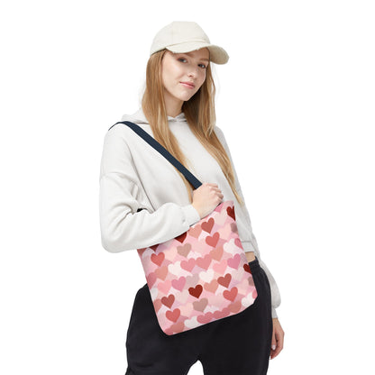 Pink Heart Everyday Tote Bag
