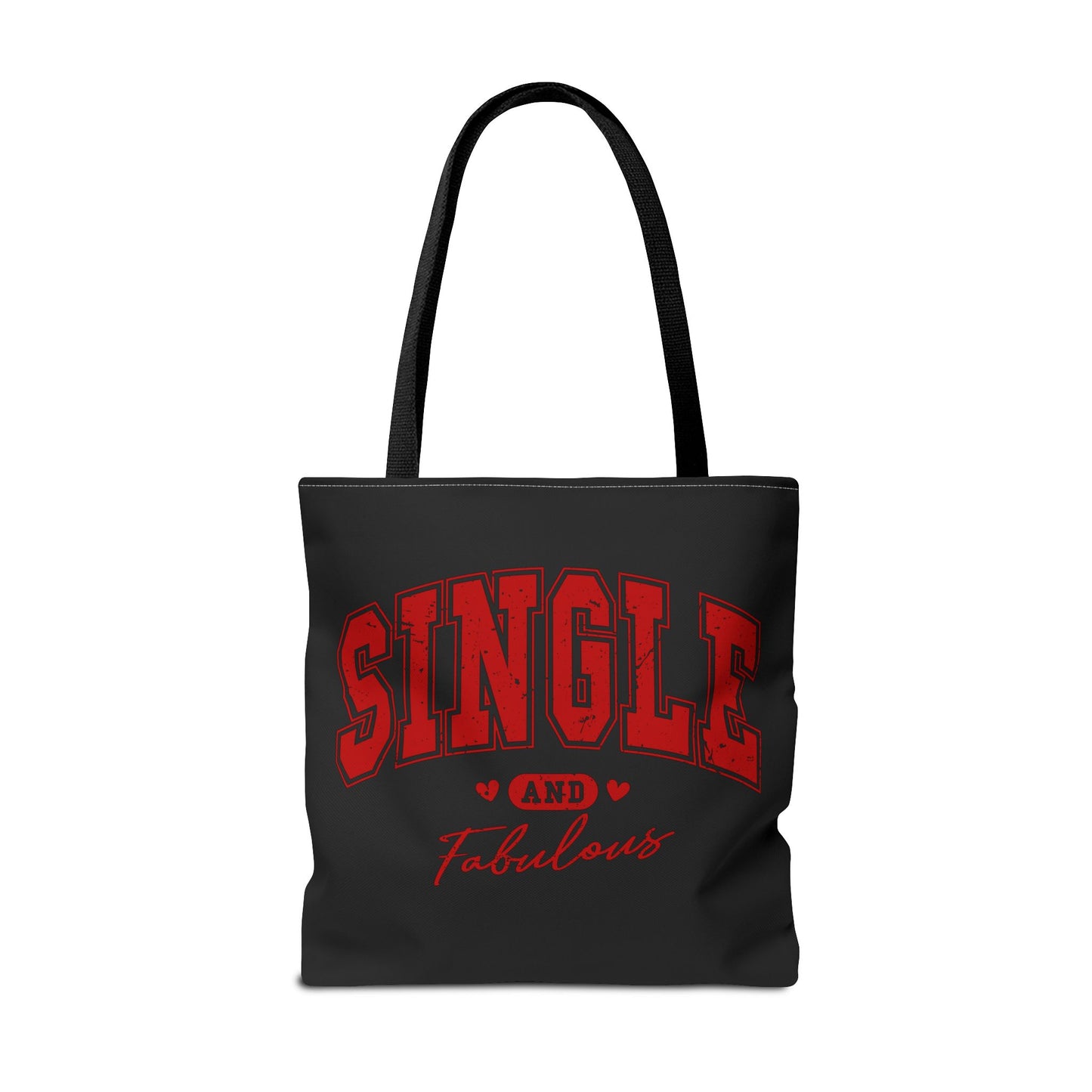 Single and Fabulous Black Canvas Tote 3 Sizes