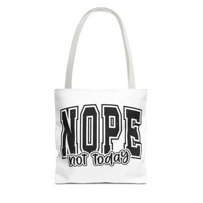 NOPE Not Today Graphic Tote Bag