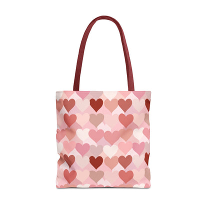 Pink Heart Everyday Tote Bag