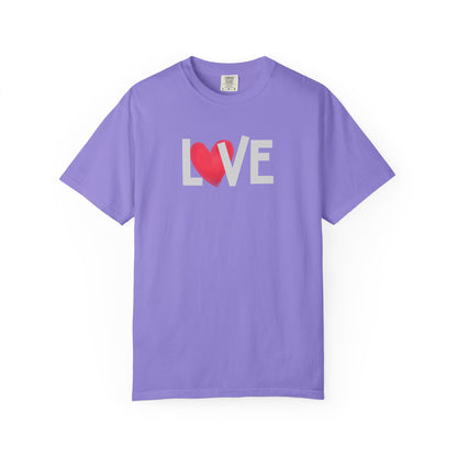 LOVE Heart Comfort Colors T-Shirt