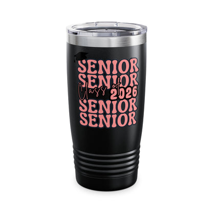 Senior Class of 2026 Graduation Ringneck Tumbler, 20oz - Perfect for Class of 2026, Senior Gifts, Graduation Party Favors, Custom Drinkware, [...]
