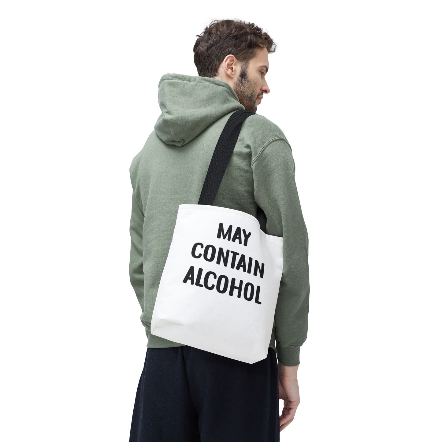 May Contain Alcohol Reusable Grocery & Beach Tote