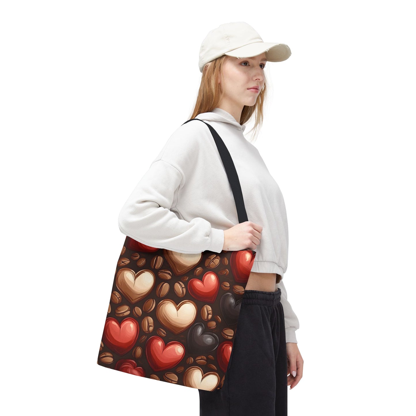 I Love Coffee Beans Bag Tote