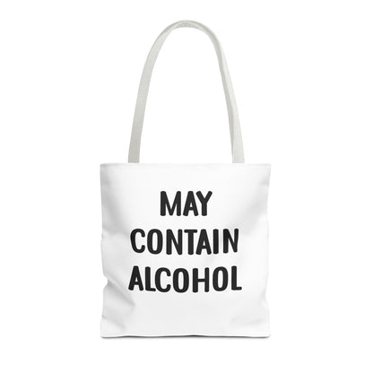 May Contain Alcohol Reusable Grocery & Beach Tote
