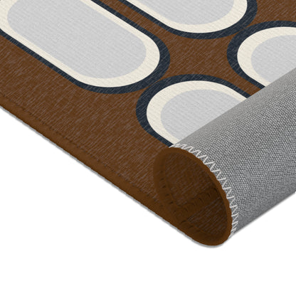 Modern Geometric Area Rug for Cozy Spaces, Living Room Accent, Home Decor, Gift for Housewarming, Texture and Style
