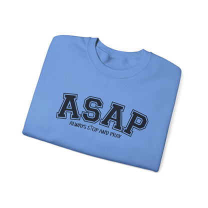 ASAP "Always Stop And Pray" Crewneck Sweatshirt