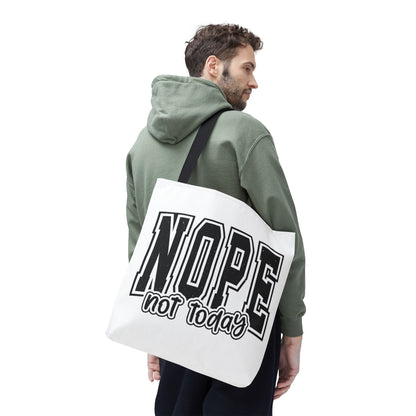 NOPE Not Today Graphic Tote Bag