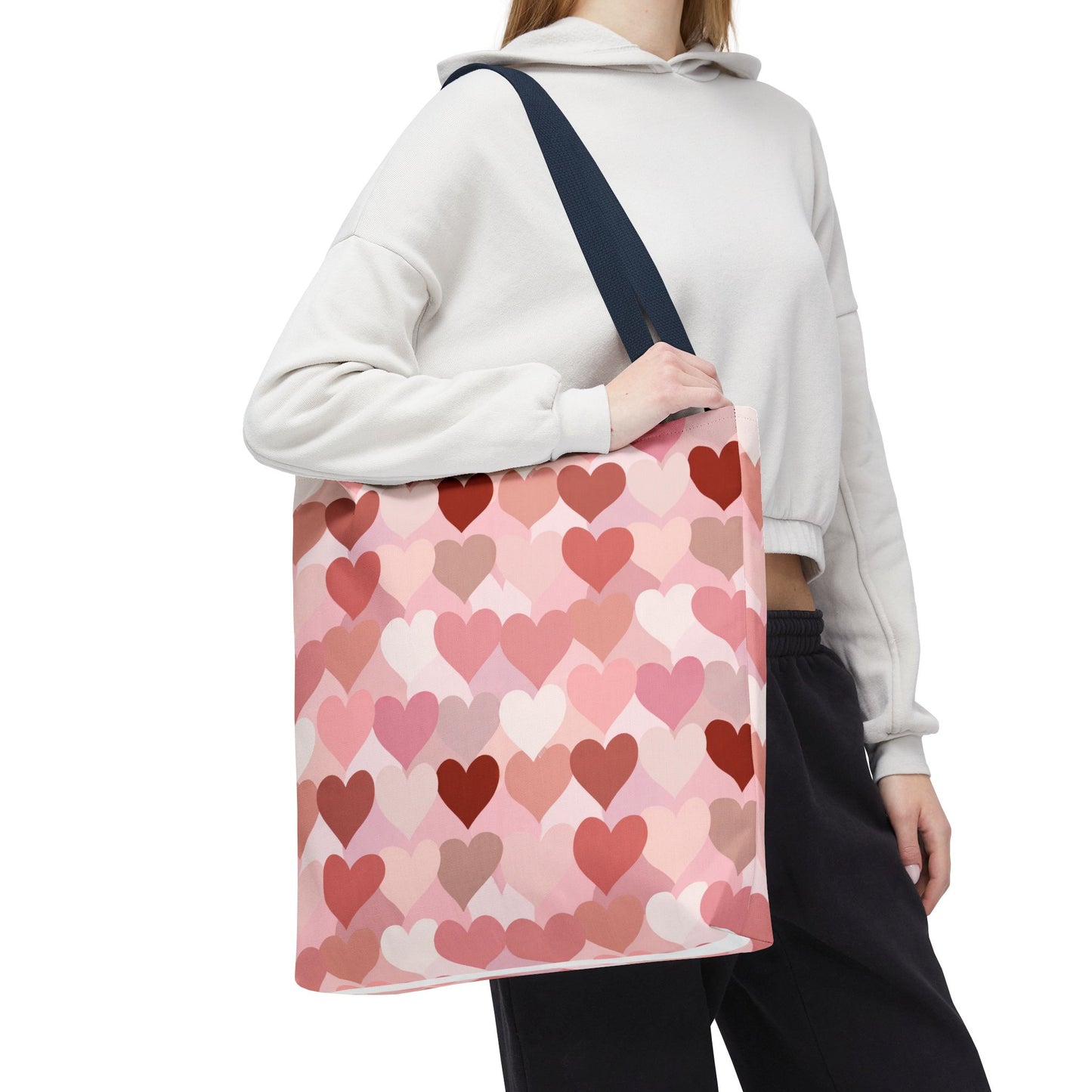 Pink Heart Everyday Tote Bag