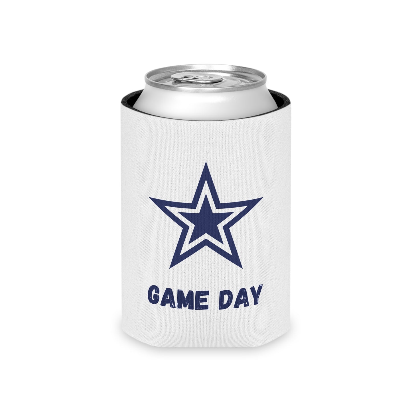 Dallas Koozie Game Day Can Cooler, Football Fan Gift, Party Beverage Cooler, Outdoor Event Accessory, Tailgate Essentials, Sports Celebration