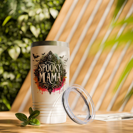 Spooky Mama Tumbler, 20oz Halloween Travel Mug, Stainless Steel Cup for Moms, Trick or Treat Drinkware, Fall Gift for Her, Witchy [...]