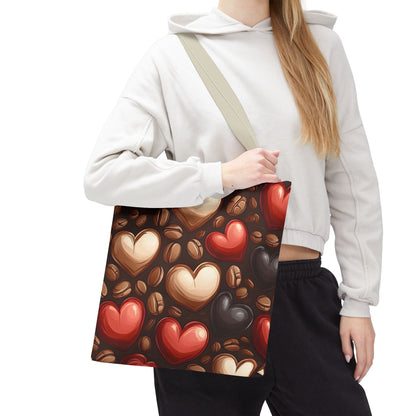 I Love Coffee Beans Bag Tote