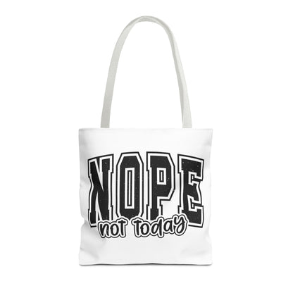 NOPE Not Today Graphic Tote Bag