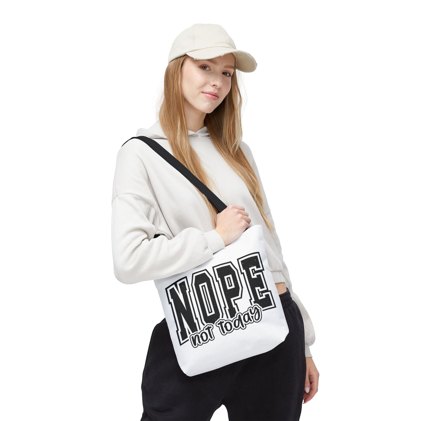 NOPE Not Today Graphic Tote Bag