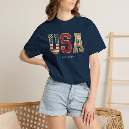 USA Retro Comfort Colors Tee