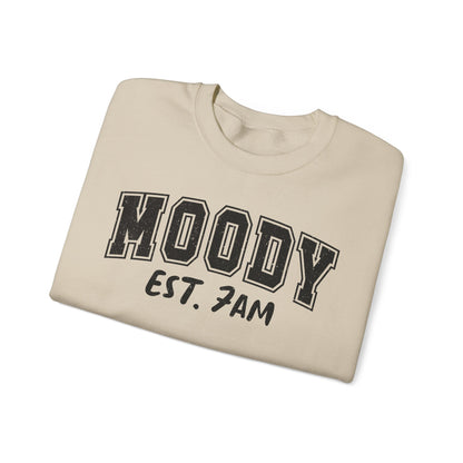 Moody Est. 7AM Crewneck Sweatshirt