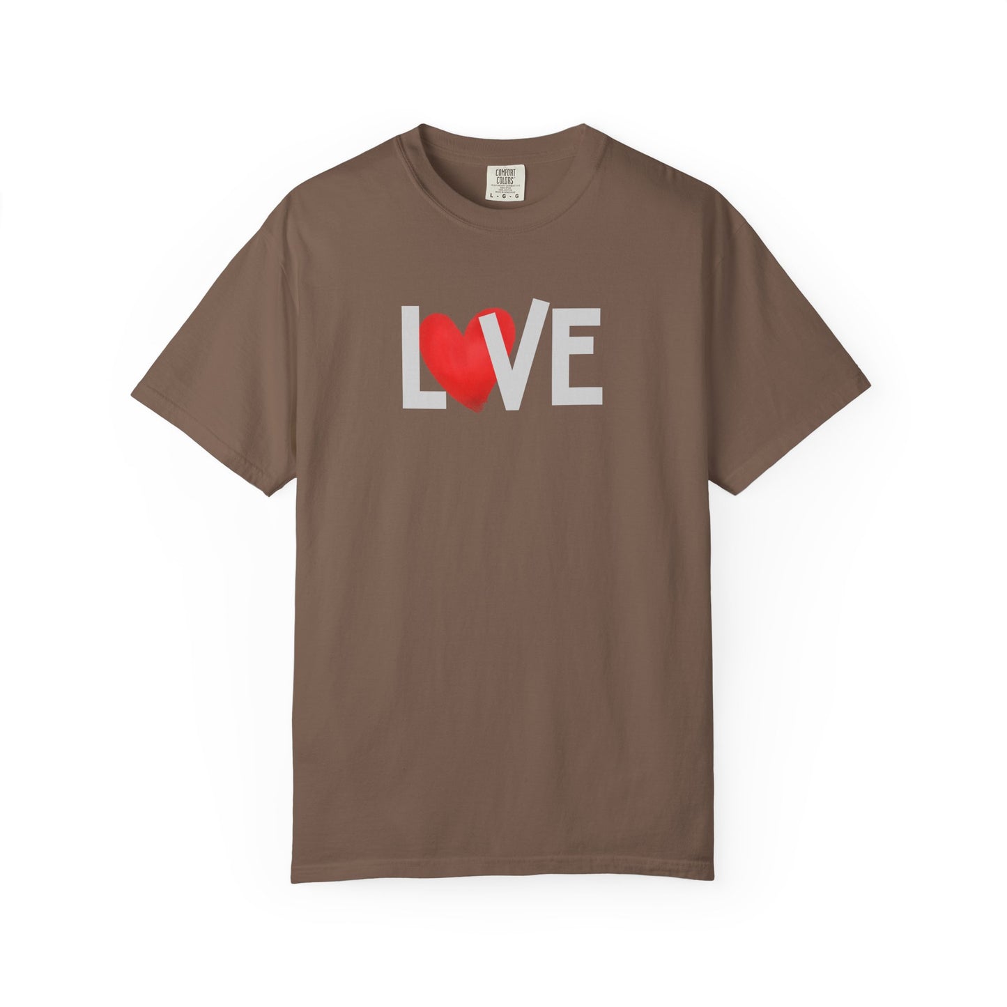LOVE Heart Comfort Colors T-Shirt