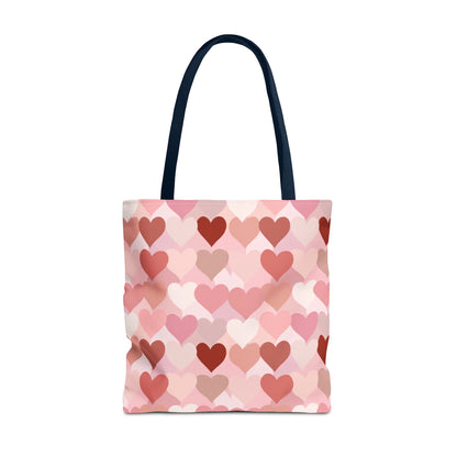 Pink Heart Everyday Tote Bag