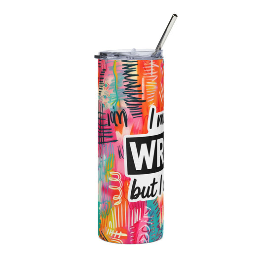 Sarcastic 20oz Stainless Steel Tumbler - 'I May Be Wrong'