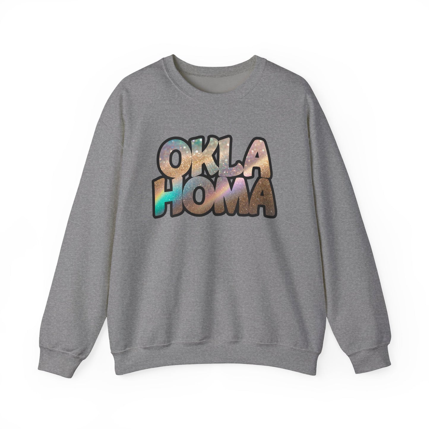 Stylish Oklahoma Crewneck Sweatshirt, Cozy Pullover, Unisex Sweatshirt Gift, Fashionable Apparel, Casual Wear for Any Occasion