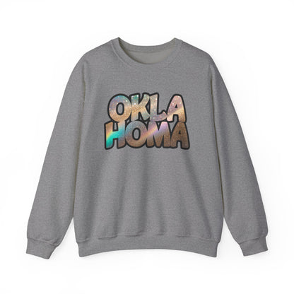 Stylish Oklahoma Crewneck Sweatshirt, Cozy Pullover, Unisex Sweatshirt Gift, Fashionable Apparel, Casual Wear for Any Occasion
