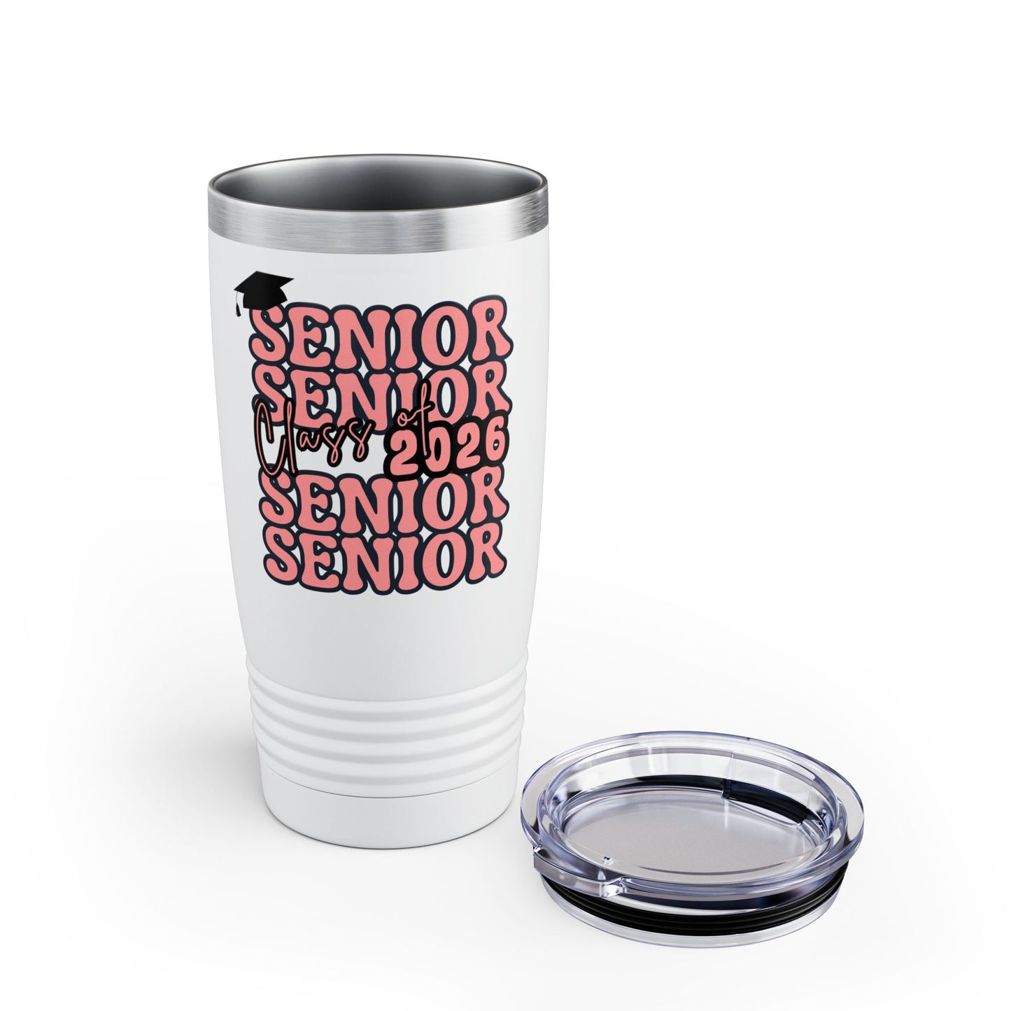 Senior Class of 2026 Graduation Ringneck Tumbler, 20oz - Perfect for Class of 2026, Senior Gifts, Graduation Party Favors, Custom Drinkware, [...]