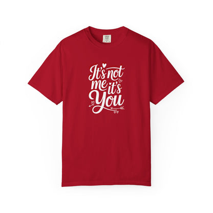 It's Not Me It's You T-Shirt — Funny Breakup Graphic Tee