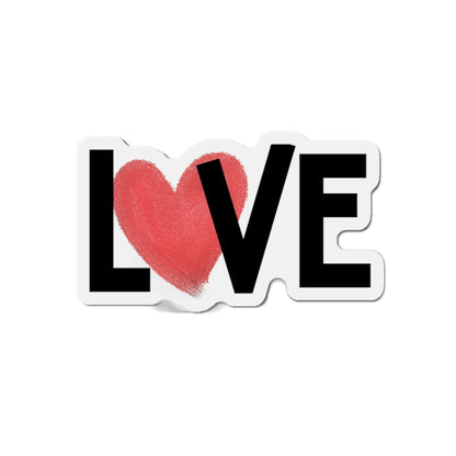 Love Heart Die-Cut Magnet