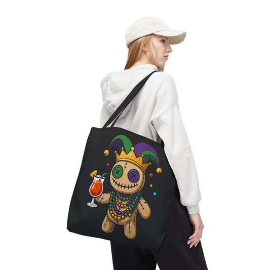 Mardi Gras Voodoo Doll Tote Bag in 3 Sizes
