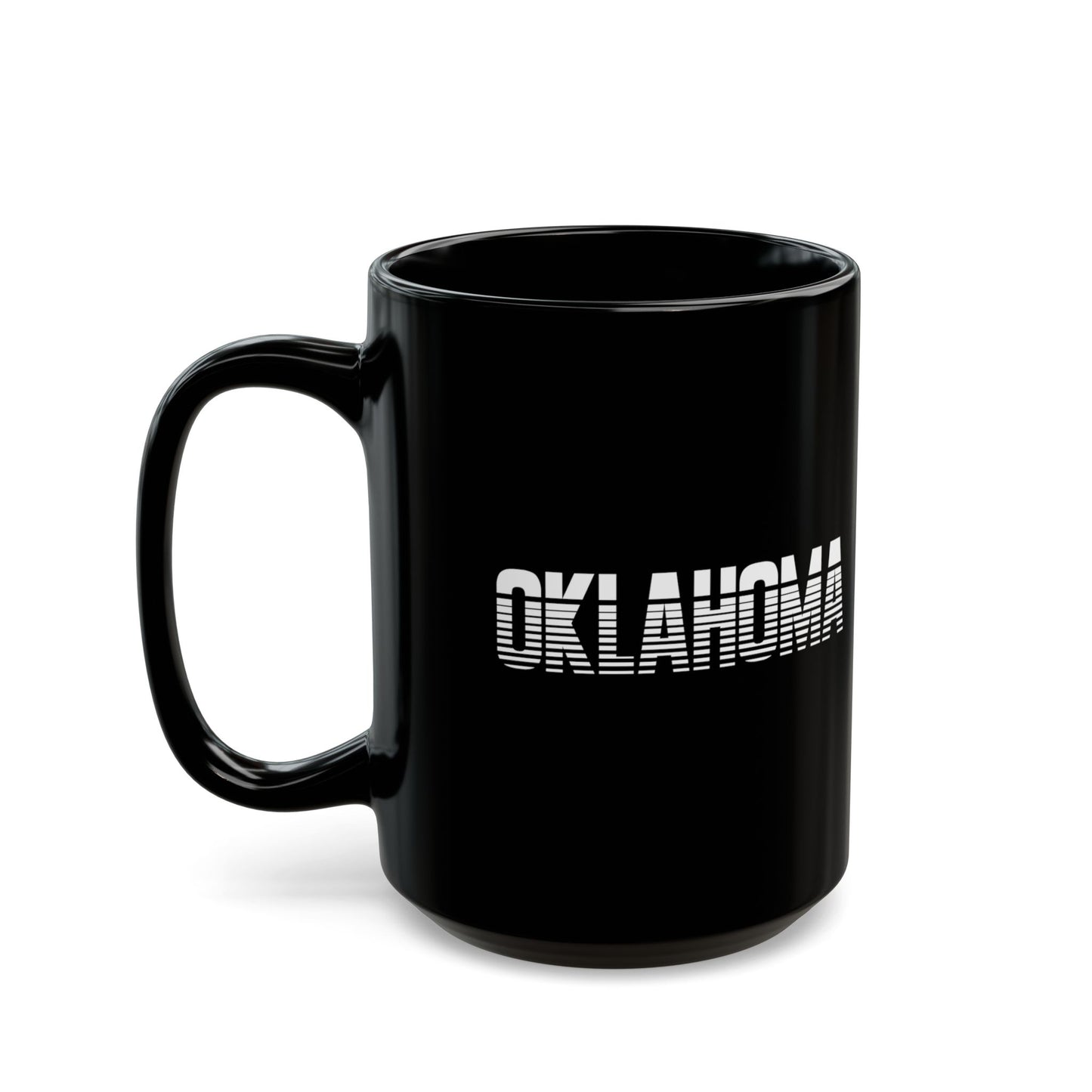 Oklahoma 15oz Black Mug