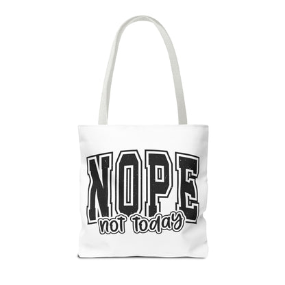 NOPE Not Today Graphic Tote Bag