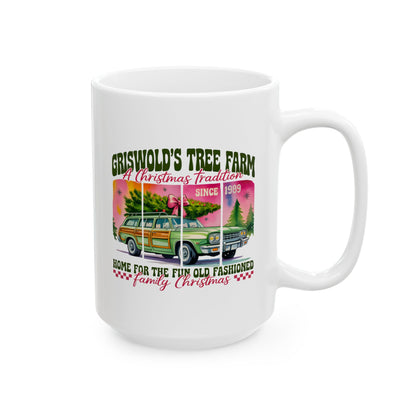 Griswald Farm Retro Sunset Coffee Cup 15oz