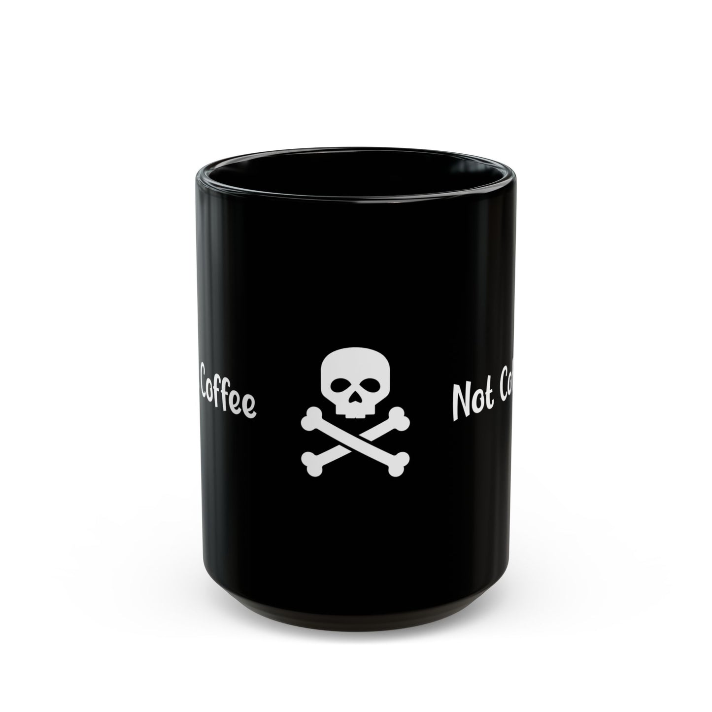 Gothic Coffee Mug, Skull Design, Not Coffee Lovers Gift, Halloween Decor, Uniquely Crafted Drinkware, Perfect for Home or Office