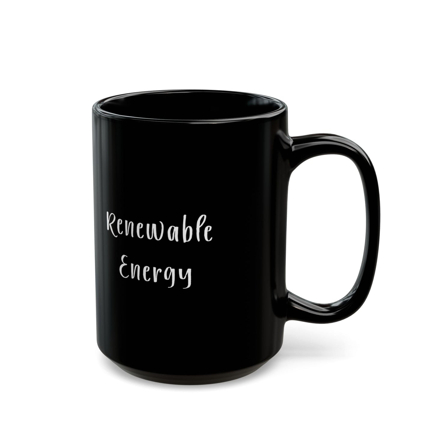 Renewable Energy Black Mug - 11oz & 15oz, Eco-Friendly Gift, Motivational Drinkware, Perfect for Earth Day, Sustainability Enthusiasts, [...]